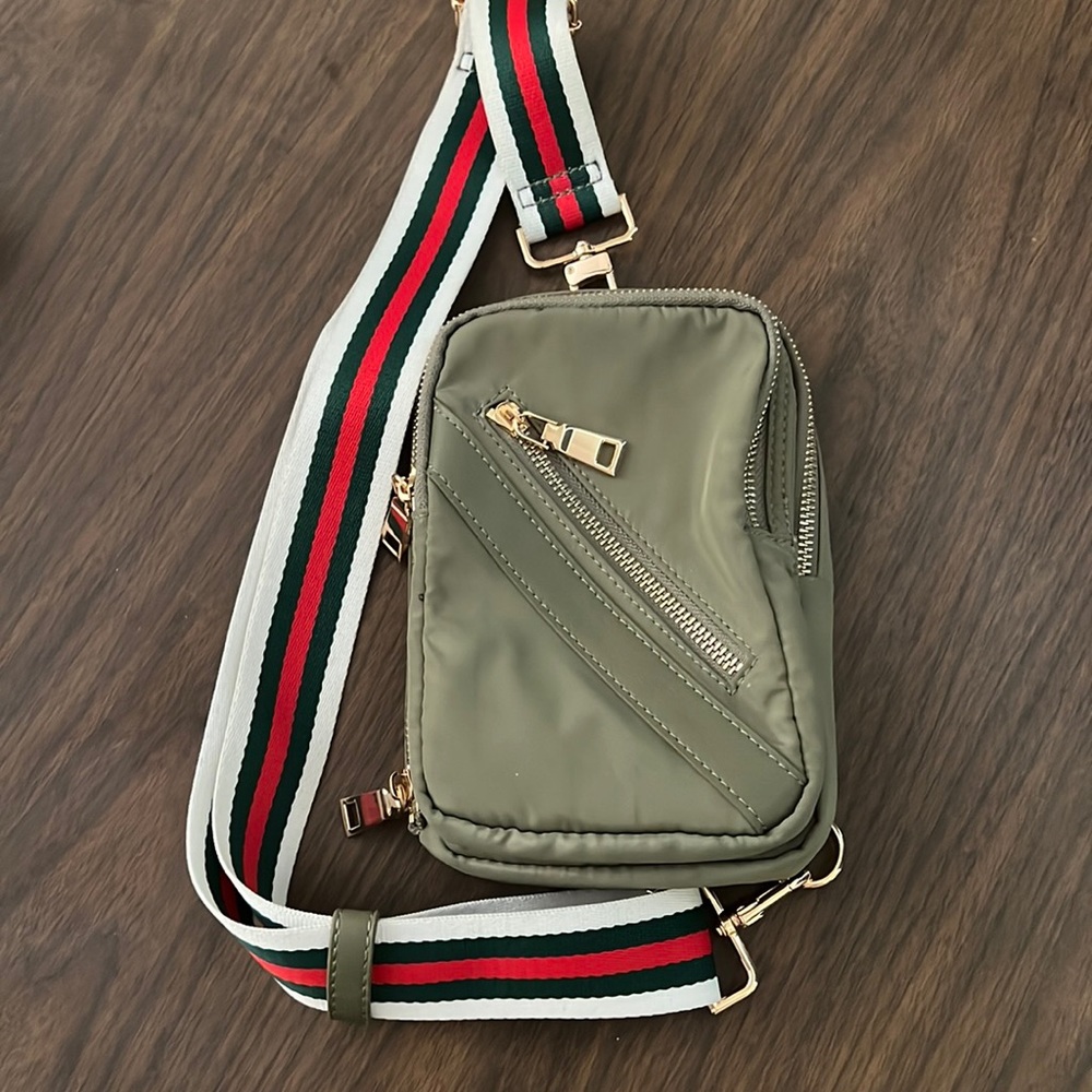 Sol and Selene army green crossbody sling bag
